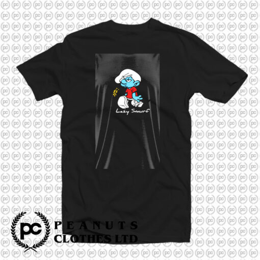 Cartoon VIntage Lazy Smurf T Shirt