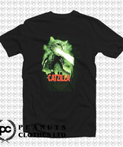 Catzilla Funny Cat parody T Shirt