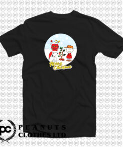 Charlie brown and snoopy merry christmas T Shirt