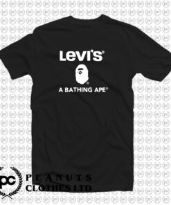 Cheap A Bathing Ape x Levis T Shirt