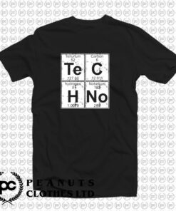 Chemical Element Of Techno Music T Shirt