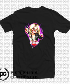 Childs Play Neon Chucky and Tiffany T Shirt