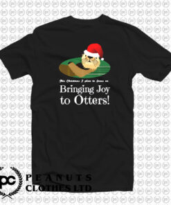 Christmas Otter T Shirt