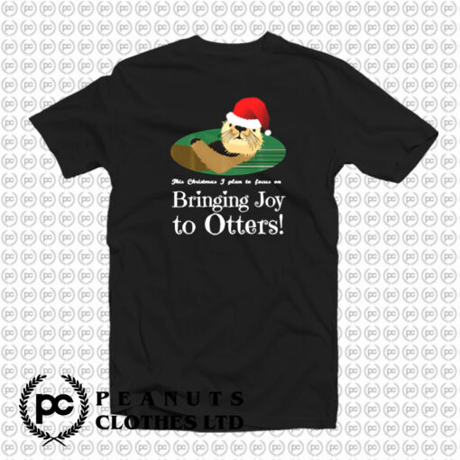 Christmas Otter T Shirt