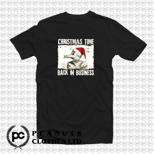 Christmas Time Back In Business Plague Doctor T Shirt