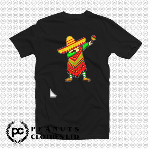 Cinco De Mayo Sombrero Mexican Dabbing Poncho T Shirt