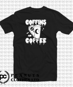 Coffins and Coffee Gothic T Shirt