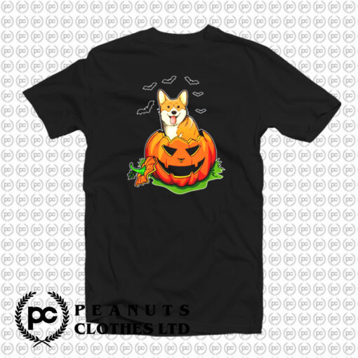 Corgi Dog Lovers Pumpkin T Shirt