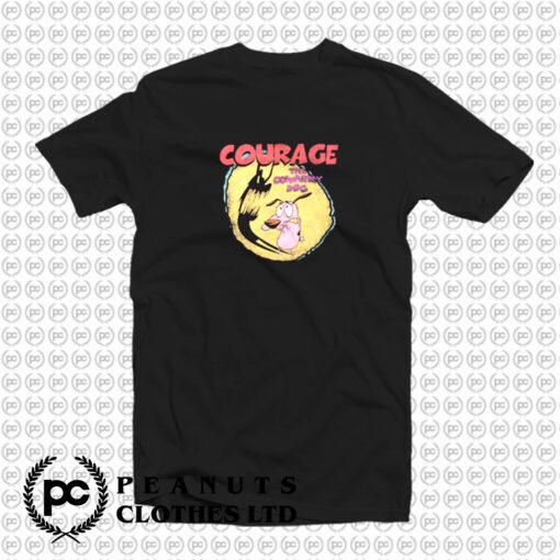 Courage The Cowardly Dog Cartoon Network T Shirt