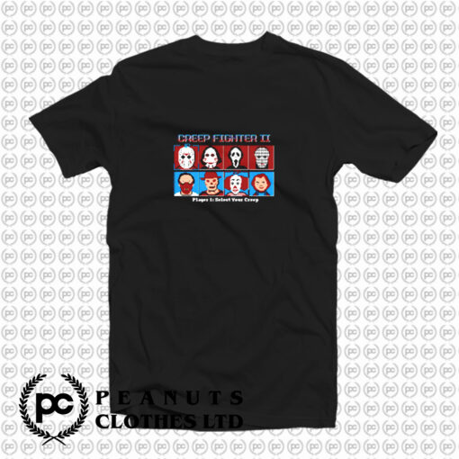 Creep Fighters 2 Select Your Creep 8bits Horror Killers T Shirt