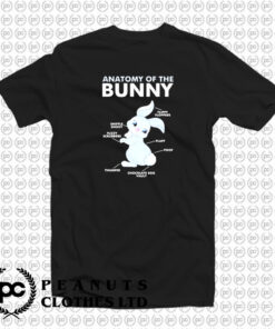 Cute Anatomy Of A Bunny Rabbit T Shirt