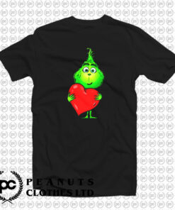 Cute Baby Grinch Love Heart Christmas T Shirt