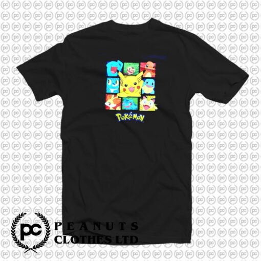 Cute Cartoon Pokemon Characters T Shirt