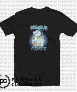 Cute Disney Hercules Pegasus Kanji Portrait T Shirt