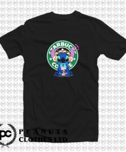 Cute Disney Stich Parody Coffee Starbucks T Shirt