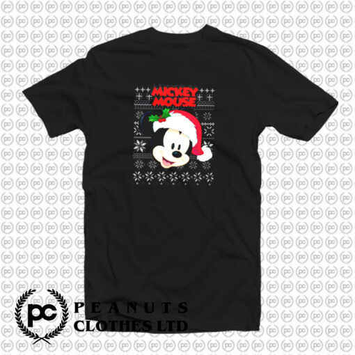 Cute Mickey Mouse Santa Christmas T Shirt