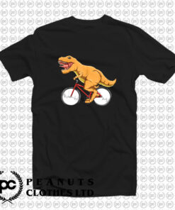 Cycling Dinosaur T Rex Riding Road Bike MTB T Shirt