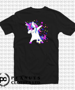 Dabbing Unicorn Soccer T Shirt