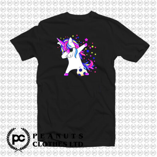 Dabbing Unicorn Soccer T Shirt