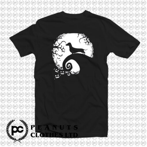 Dachshund And Moon Halloween T Shirt