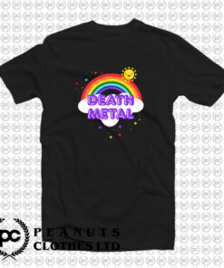 Death Metal Rainbow Funny Heavy Metal Pun T Shirt