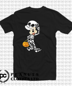 Disney Halloween Micke Mouse Skeleton T Shirt