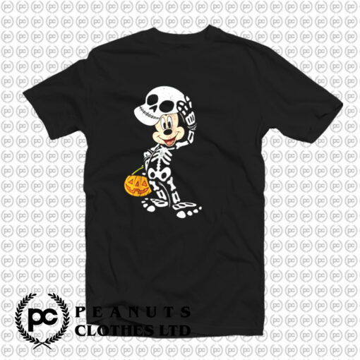 Disney Halloween Micke Mouse Skeleton T Shirt