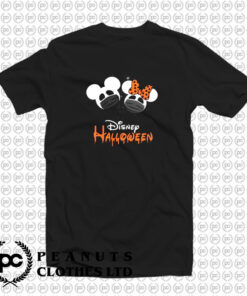 Disney Mickey and Minnie Halloween Quarantine Mask On Fun Together Holiday 007 T Shirt