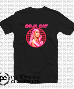 Doja Cat Laser Grid Portrait T Shirt