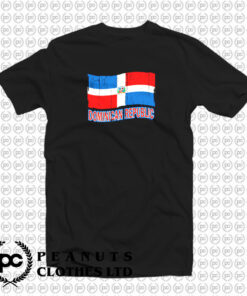 Dominican Republic Flag Distressed Pride T Shirt