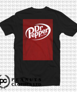 Dr Papper Slogan Logo 1885 T Shirt