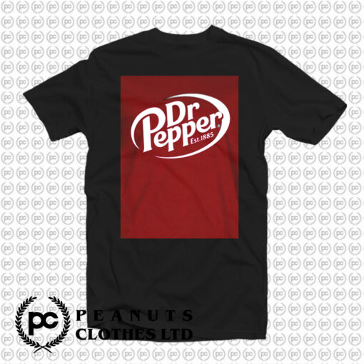 Dr Papper Slogan Logo 1885 T Shirt