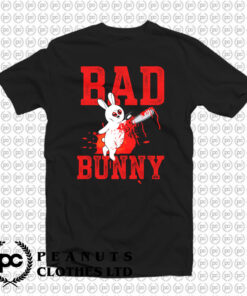 Evil rabbit with chain saw T Shirt