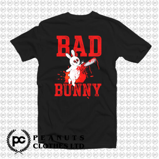 Evil rabbit with chain saw T Shirt