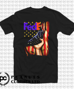 FedEx Logo American Flag T Shirt