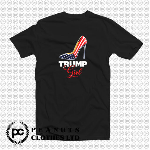 Flag Trump Girl T Shirt