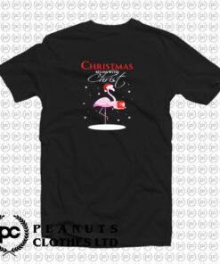 Flamingo Christmas begins with Christ T Shirt