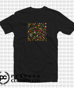 Floral Christmas Pattern T Shirt