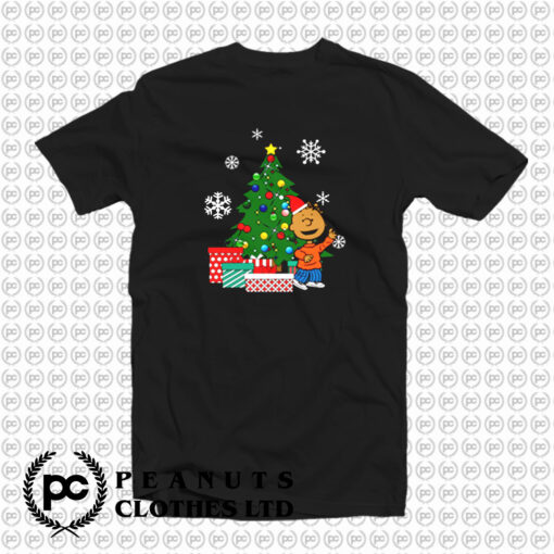 Franklin Peanuts Around The Christmas Tree T Shirt