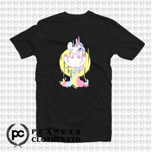 Funny Cute Pooping Rainbow Unicorn T Shirt