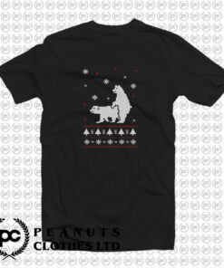 Funny Humping Polar Bears Ugly Christmas T Shirt