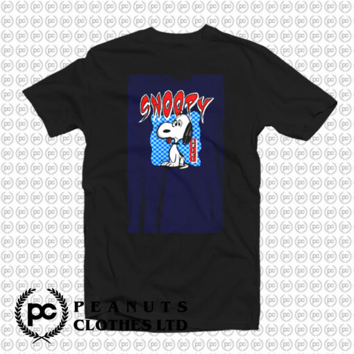 Funny Kanji Chilling Snoopy Peanuts T Shirt