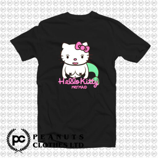 Funny Kitty Mermaid T Shirt