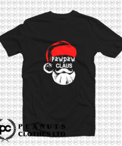 Funny Pawpaw Claus Christmas Grandpa T Shirt