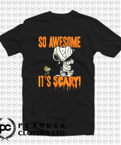 Funny Peanuts Halloween Snoopy Mummy T Shirt