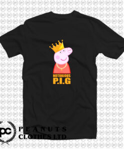 Funny Peppa Pig The Notorious Biggie T Shirt