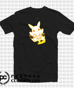 Funny Pokemon Pikachu Skeleton T Shirt