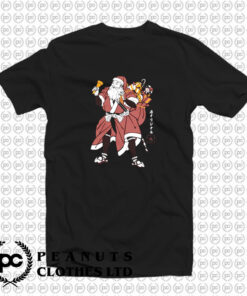 Funny Santa Samurai Christmas T Shirt