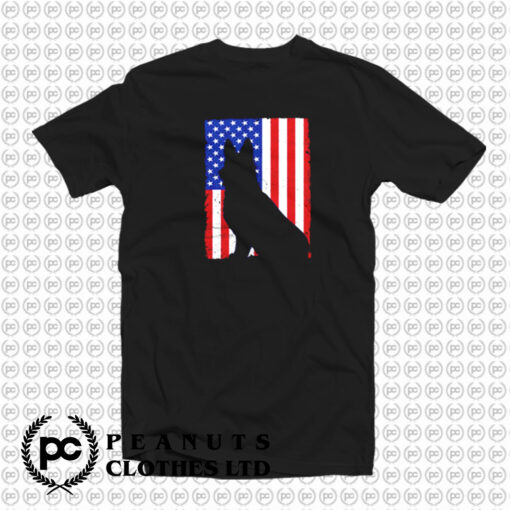 GERMAN SHEPERD FLAG T Shirt