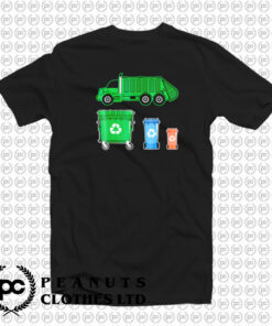 Garbage Truck With Dumpster T Shirt